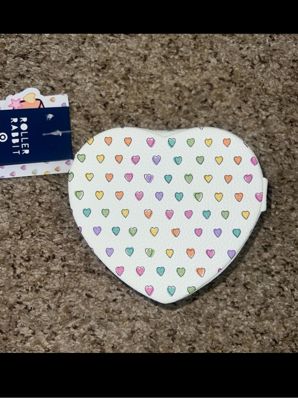 Roller Rabbit x Target Heart Shaped Jewelry Box